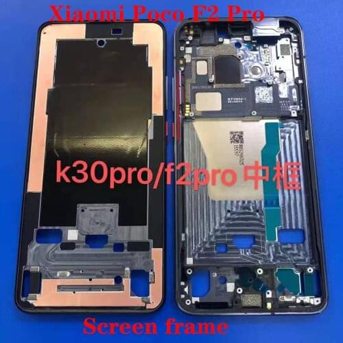 For Xiaomi Poco F2 Pro Redmi 9 Redmi 9A Front LCD Housing Middle Faceplate Frame Bezel Replacement Parts