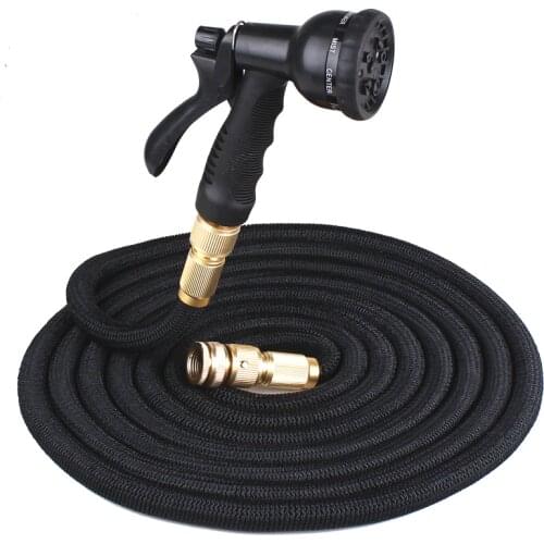 25FT-100FT Garden Hose Extensible Watering Hose Fexible Extendable Car Wash Pipe Hoses Garden Supplies IrrigationTool
