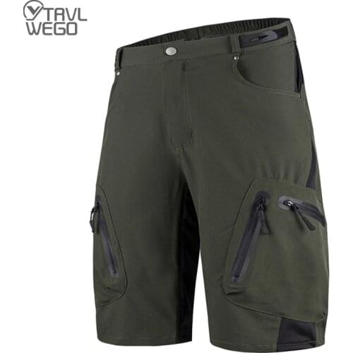 TRVLWEGO Outdoor Leisure Five Point Shorts Summer Bike Cross Country Mountain Professional Cycling Breathable Sweat Wicking
