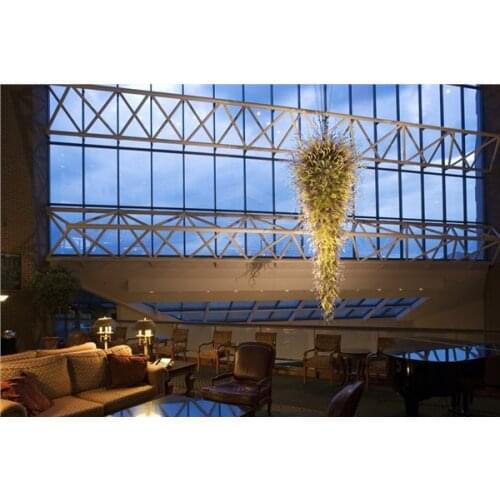 Modern italian chandeliers hand made glass chandelier Lighting for Hotel Lobby