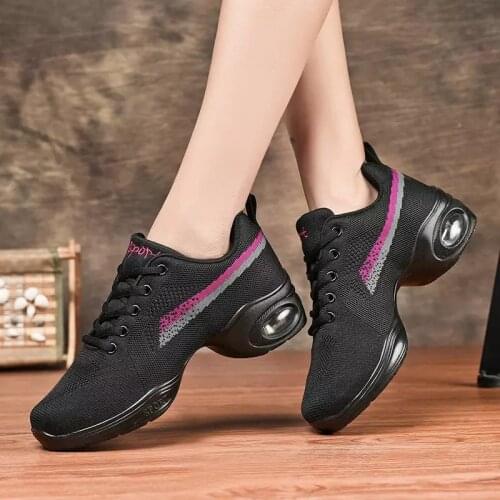 Sports Feature Soft Outsole Breath Women Practice Shoes Sneakers For Woman Modern Jazz Dance Shoes Woman Zapatos Mujer