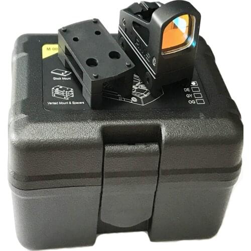 Tactical RMS Reflex Red Dot Sight Mini Rifle Scope Holographic Sight Airsoft Pistol Scopes Hunting Optics Micro Riflescope