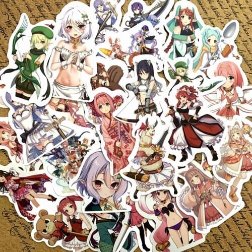 TD ZW 50Pcs Cartoons Pink Princess Stickers For Suitcase Skateboard Laptop Luggage Fridge Phone Car Styling DIY Sticker
