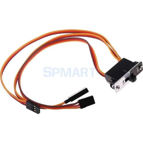On/Off Power Switch Wire Harness Cable 3 Way JR Connectors Plug for RC Car Truck Boat