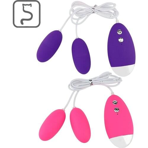 Fun Jumping Egg Mouse 12-frequency Remote Control Double Jumping Egg Couples Supplies Adult Products Wholesale