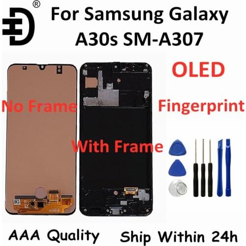 HD OLED LCD Display For Samsung Galaxy A30s SM-A307 LCD Touch Digitizer For SAMSUNG A307FN A307F LCD Screen Replacement