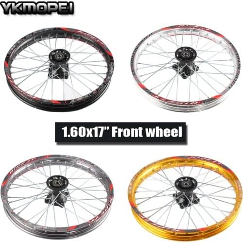17 inch wheel Front 16*17" 1.60x17" aluminium Alloy Rim For 160cc 150CC Dirt Pit bike