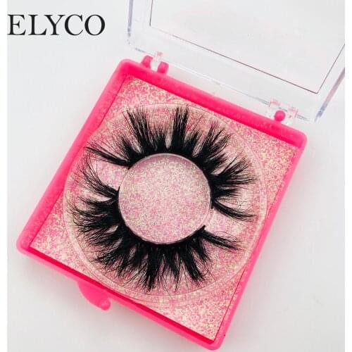 Elyco 3D Mink Eyelash 15mm fluffy False Eyelashes Natural Thick Long Eye Lashes Fluffy Makeup toold lash Extension