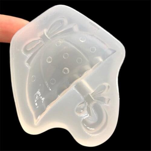 Mushroom Umbrella Bowknot Shape Chocolate Candy 3D Silicone Cake Mold Fondant Mould Cake Decoration Pastry Gumpaste Tools