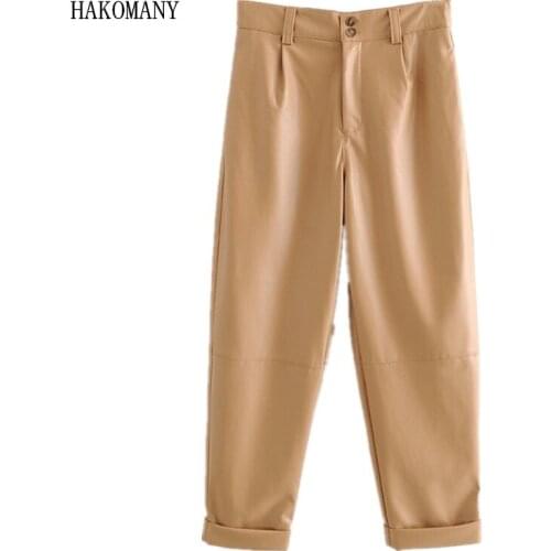 HAKOMANY Women's Trousers Harem Pants