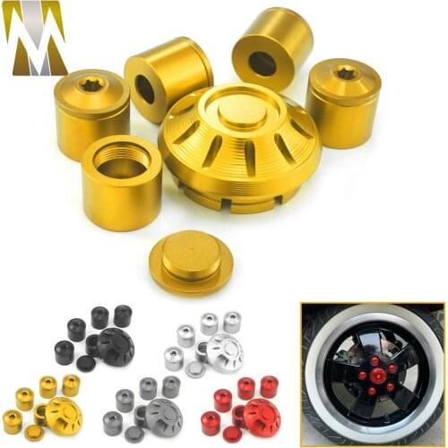 For Piaggio Vespa GTS/Sprint/Primavera/LXV/LX 125/150/200/250/300 Hubcaps Side Screw Wheel Hub Cover Cap GTS300 LX150 LXV150