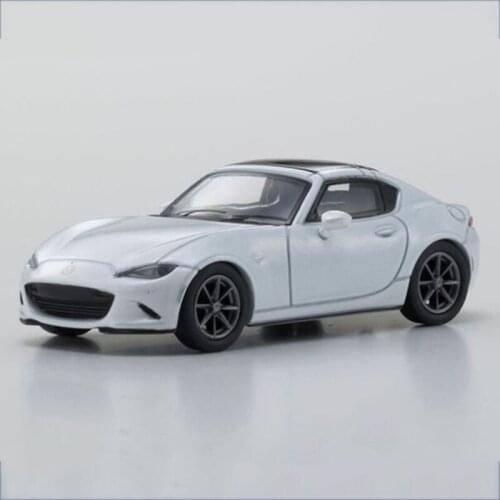 Diecast 1:64 Scale For Mazda MX5 RF Alloy Car Model Metal Adult Collection Vehicle Toys Decoration Display Gifts