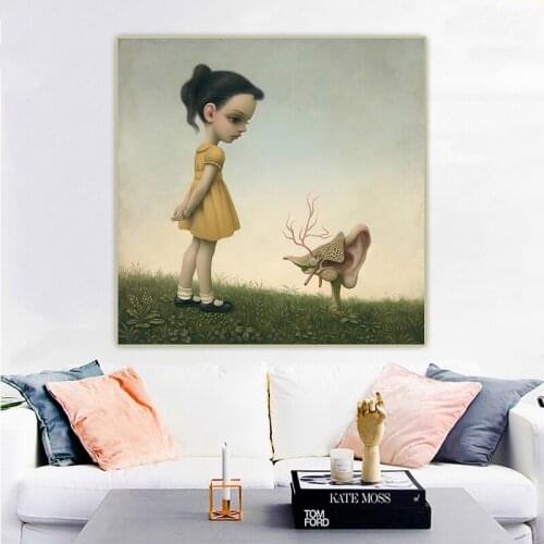 Mark Ryden《Ear》Canvas Art Oil painting Artwork Poster Picture Modern Wall Decor Home Living room Decoration