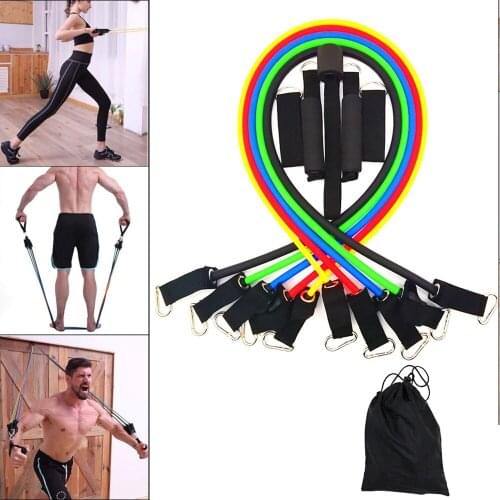 Multi Function Sport Equipment Resistance Belt Line Tension With Muscle Training Fitness Puller Exercise Yoga Tubes Pull Rope