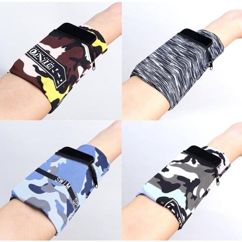 Multifunctional Band Zipper Ankle Wrap Sport Wrist Strap Wallet Storage Bag Case Badminton Basketball Wristband Sweatband