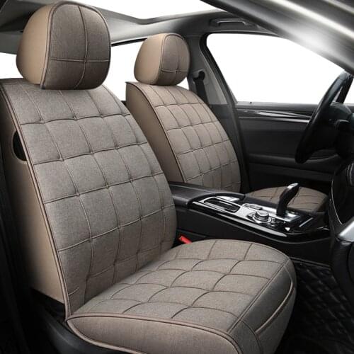 FeKoFeKo Universal Flax Car Seat covers Set for ford focus 2 3 mk1 mk2 mk3 mk4 fusion toyota avensis t25 camry 40 auto styling