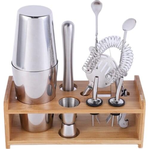 W3JA Bar Set Cocktail Shaker Set Perfect for Home Bar Gadget Bartender Tool Kit and Martini Cocktail Shaker for Drinks Mixing