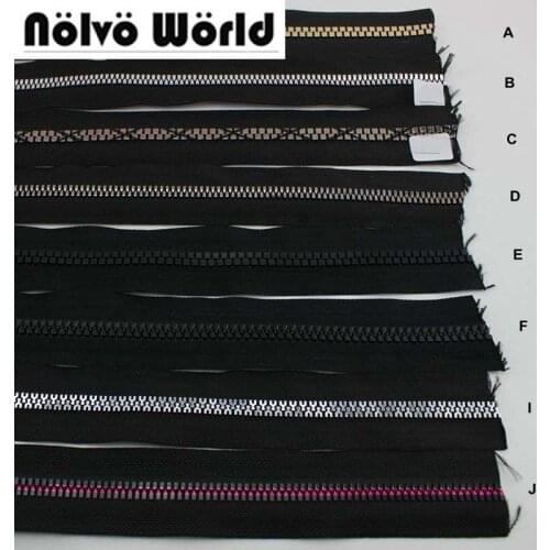 15Yards NEW 8# Nylon teeth Invisible zipper head plus movable zipper nylon for bags,garments fabric NO.8 teeth
