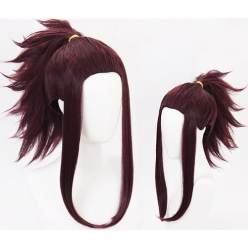 LOL KDA Akali Cosplay Wig The Rogue Assassin Akali Wig Halloween Carnival Wigs