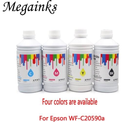 Refill pigment ink for Epson T858 T8581-T8584 cartridge for Epson WorkForce Enterprice WF-C20590a inkjet printer