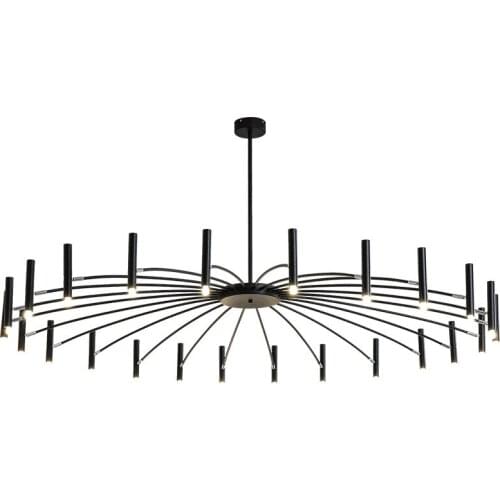 Postmodern Chandelier Lighting Simple Led Nordic Chandelier Personality Living Room Dining Room Light Model House Led Chandelier