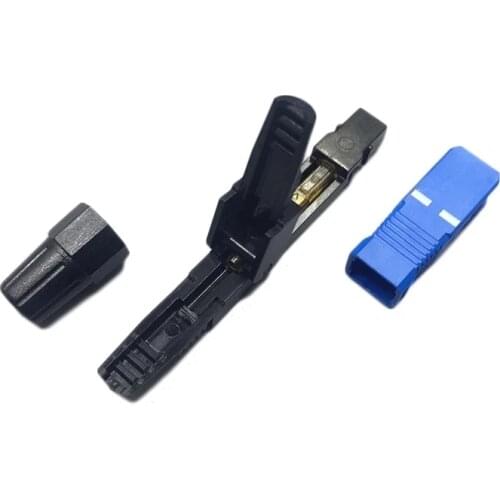 SC Optic Fiber Quick Cold UPC Fast Connector Embedded Fiber Optic Connector Quick Connector Cold FTTH SC Single Mode