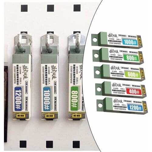 Model Special Tool For Polishing Dry and Wet Wear-resisting Sandpaper With Back Glue A set of 5 Boxes