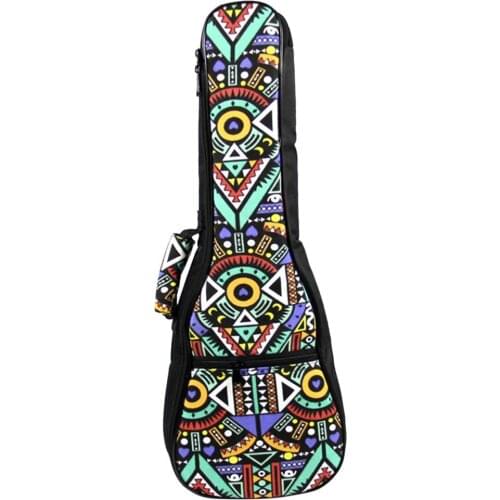 21/23/26 Inch Small Guitar Ukulele Bag Backpack Double Strap Ukulele Carry Bag Cotton Padded Case for Ukulele Guitar Part