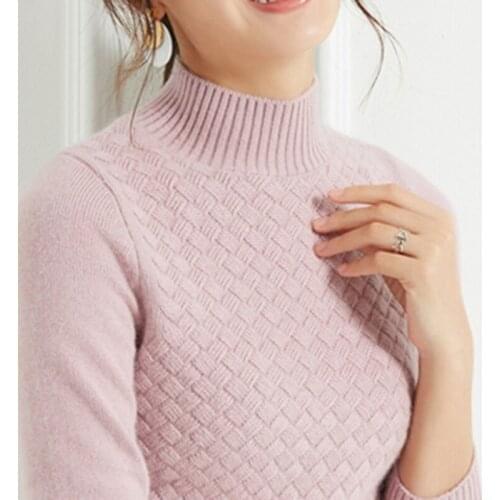 GABERLY Soft Cashmere Turtleneck Sweaters and Pullovers for Women Twisted Autumn Winter Jumper Sweater Female Top Knitted Brand