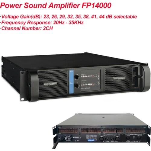 Amplifier 2350w x2 Channel Power Amplifier Subwoofer FP 14000 Stage Lighting Equipment Line Array 2 Channel Amplifier FP14000