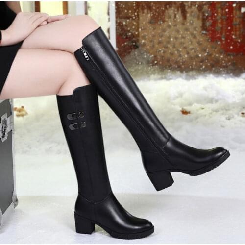 Womens winter high boots 2020 Over the Knee Boots Women Faux Suede Thigh High Boots Platform Stretch Slim Sexy Ladies Shoes
