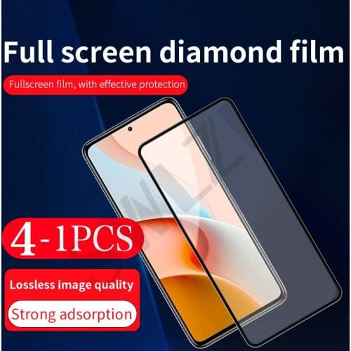 4-1Pcs full cover on the tempered glass for Redmi note 8 8T pro protective film 7 7s 6 phone screen protector smartphone