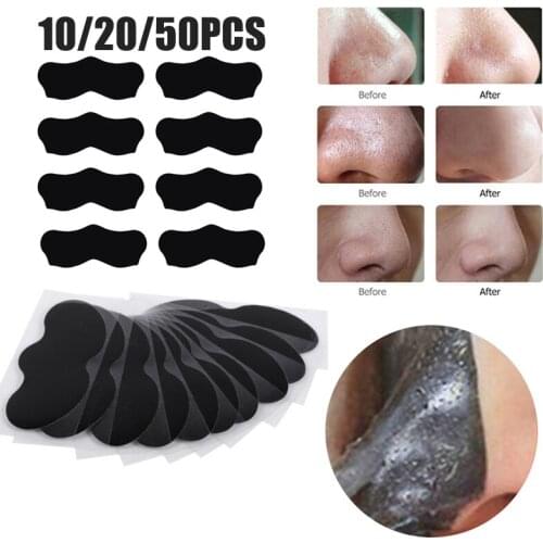 Nose Blackhead Remover Sticker 5-50pc Acne Treatment Mask Nose Sticker From Black Dots Cleaner Nose Pore Deep Cleaning Skin Care