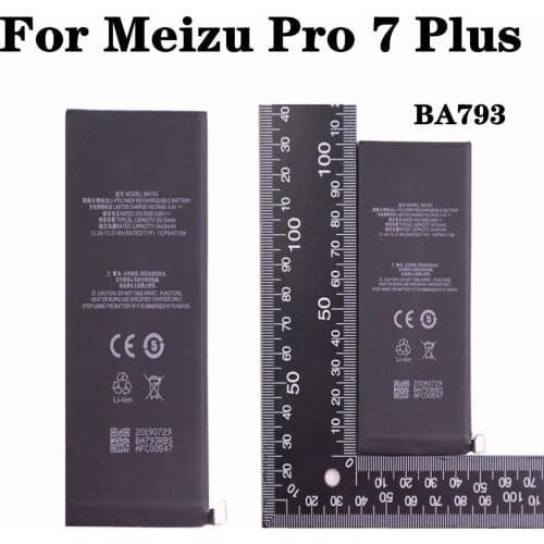 BA793 Battery For Meizu Pro 7 Plus M793Q M793M M793H Smartphone Battery 3510mAh High Quality Phone Replacement Batteries