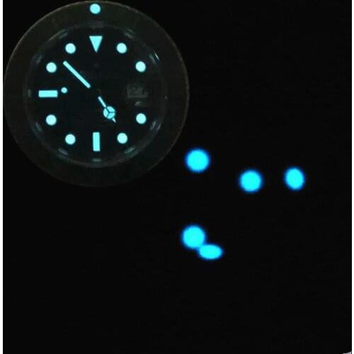 Watch Accessories 1pc Green/ Blue Pearl Replacement for Bezel - Ceramic Luminous Point