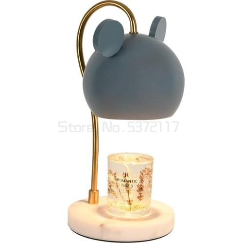 Aromatherapy melting wax lamp Nordic romantic retro indoor sleeping adjustable candle lamp fragrance candle holder ornaments