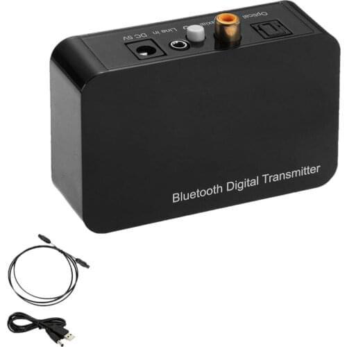 Bluetooth Transmitter Sender Aux 3.5mm / Optical Audio for TV Headphones