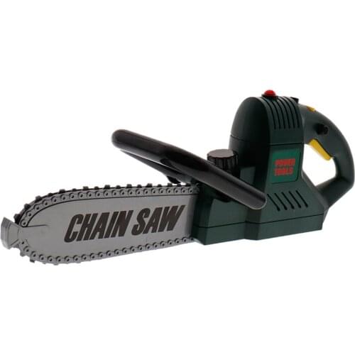 Kids Pretend Play Working Table Development Toy Kids Gift Chainsaw 40x16cm