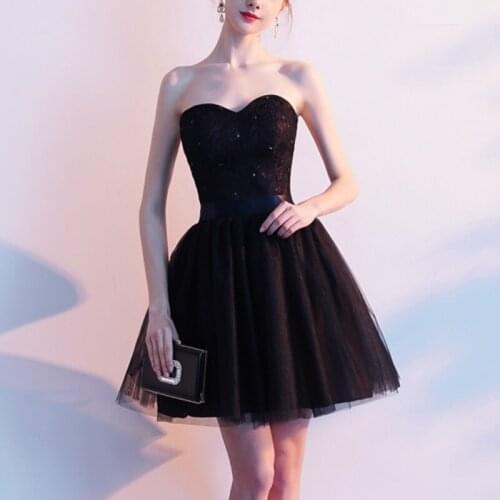 Europe America Vintage Dress For Woman Classic Elegant Tube Top Sexy Black Dress Female Casual Off Shoulder Dresses Vestido