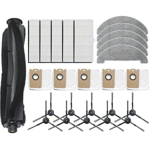 HOT！-Mop Cloth HEPA Filters Side Brushes Dust Bag for VIOMI S9 Vacuum Cleaning Brush Replacement Parts Accessories