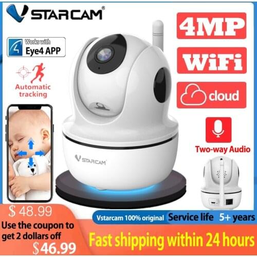 2021 Vstarcam 4MP IP Camera Indoor 2.4GHz 5GHz Dual Band Wifi Camera Human Detection Auto Tracking Surveillanc Baby Camera Cloud