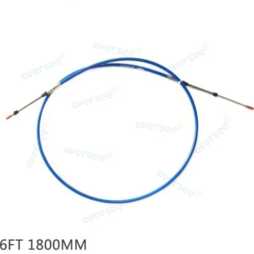 OVERSEE Outboard Throttle Shift Cable, Remote Control Box Cable 6 Ft For Yamaha Tohatsu Outboard Engine