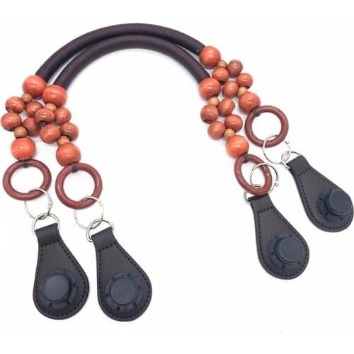 1 pair brown hemp rope with tears drops bag handles for obag handbag new women bag 2020
