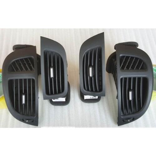 LHD Front Row Wind Left middle Right Air Conditioning Vent Grill Outlet Panel With Chrome Plate For Kia Forte