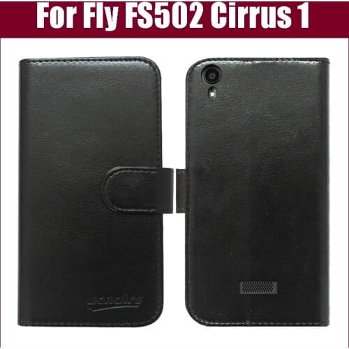 Hot! Fly FS502 Cirrus 1 Case New Arrival 6 Colors High Quality Flip Leather Protective Cover For Fly FS502 Cirrus 1 Phone Case