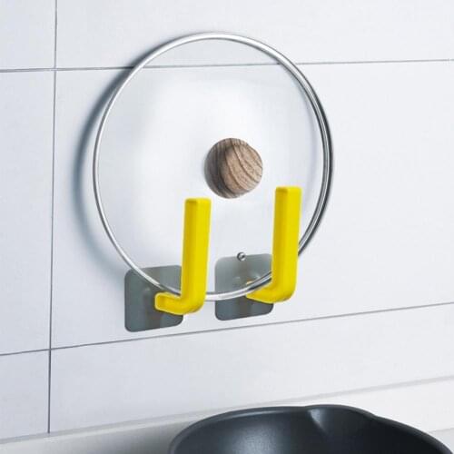 Multi-function Punch Free Dishcloth Pot Cover Storage Rack Hook Multi-function Punch Free Dishcloth Pot Cover Storage