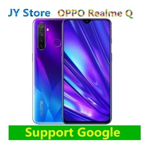 OPPO realme Q 4GB RAM 64GB ROM 6.3'' Moblie Phone Snapdragon 712AIE Octa Core 48MP Quad Camera Cellphone OPPO VOOC 20W Fast Ch