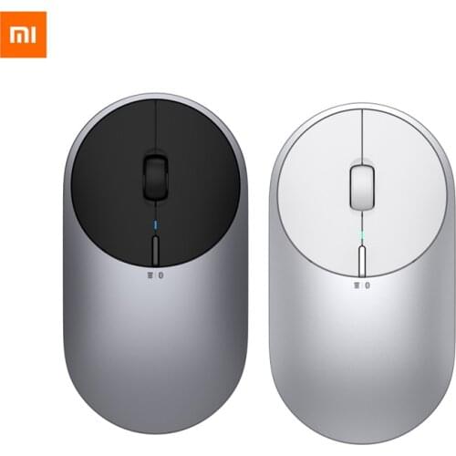 New Xiaomi Mi Portable Mouse Optical Wireless Bluetooth 4.2 Mouse 2.4GHz Dual Mode Connect 4000DPI adjustive for Laptop pc