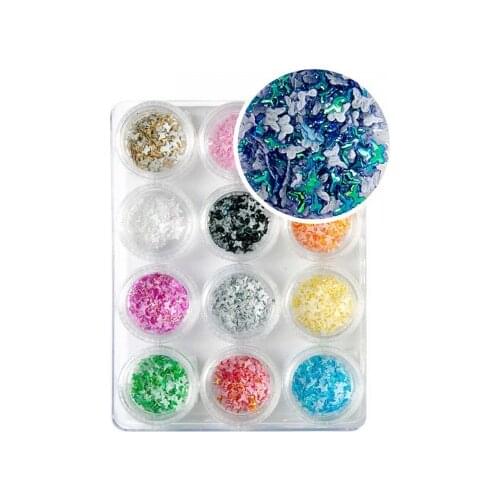 Decoration nails Fabric Butterfly Set