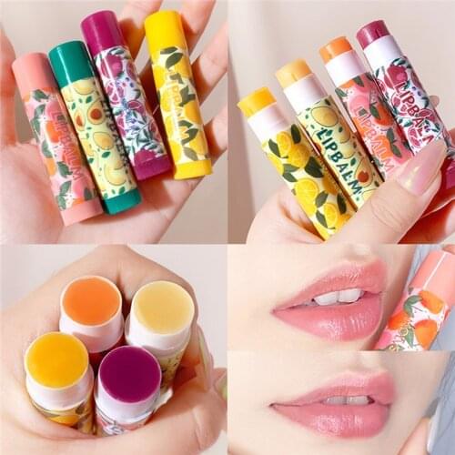 Autumn And Winter Lemon Avocado Lip Balm Jelly Moisturizing And Nourishing Lipstick Non-Stick Color Lip Gloss Hygienic Lipstick
